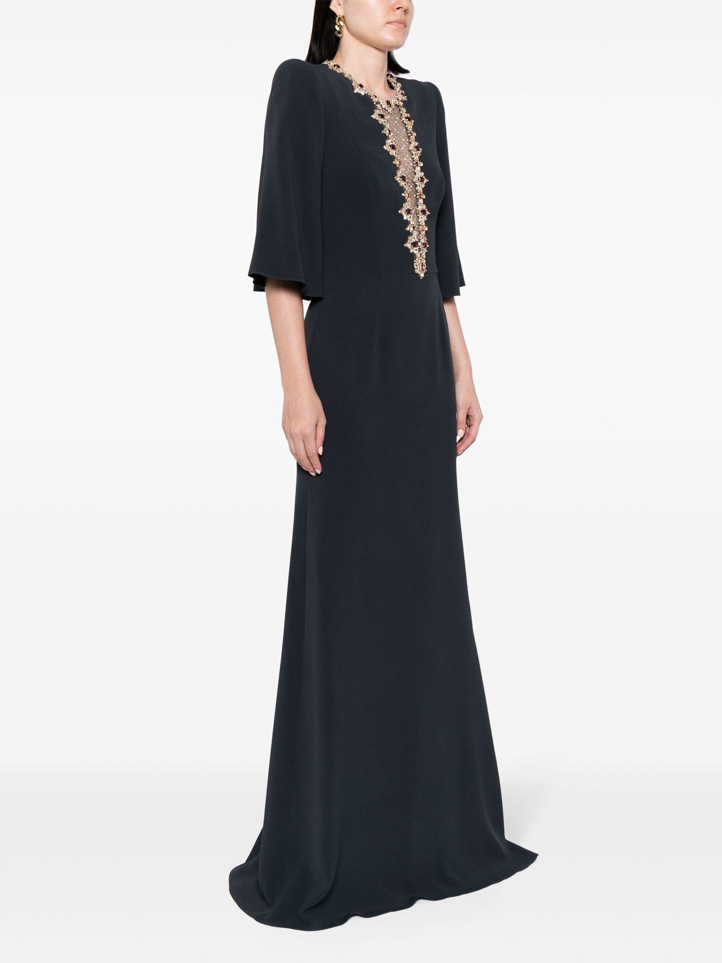 Jenny Packham Black Mars Dress | iBrandZone