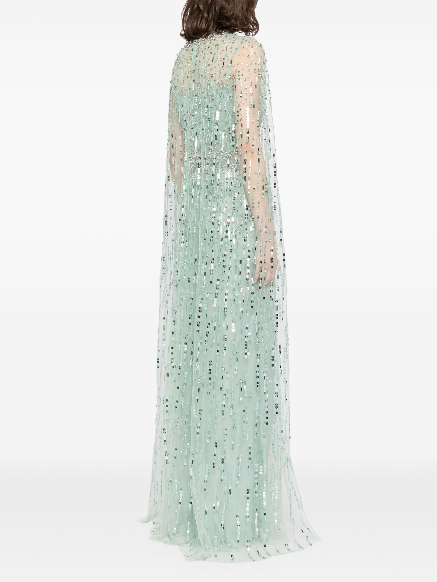 Jenny Packham Lux crystal-embellished Sequinned Gown | iBrandZone