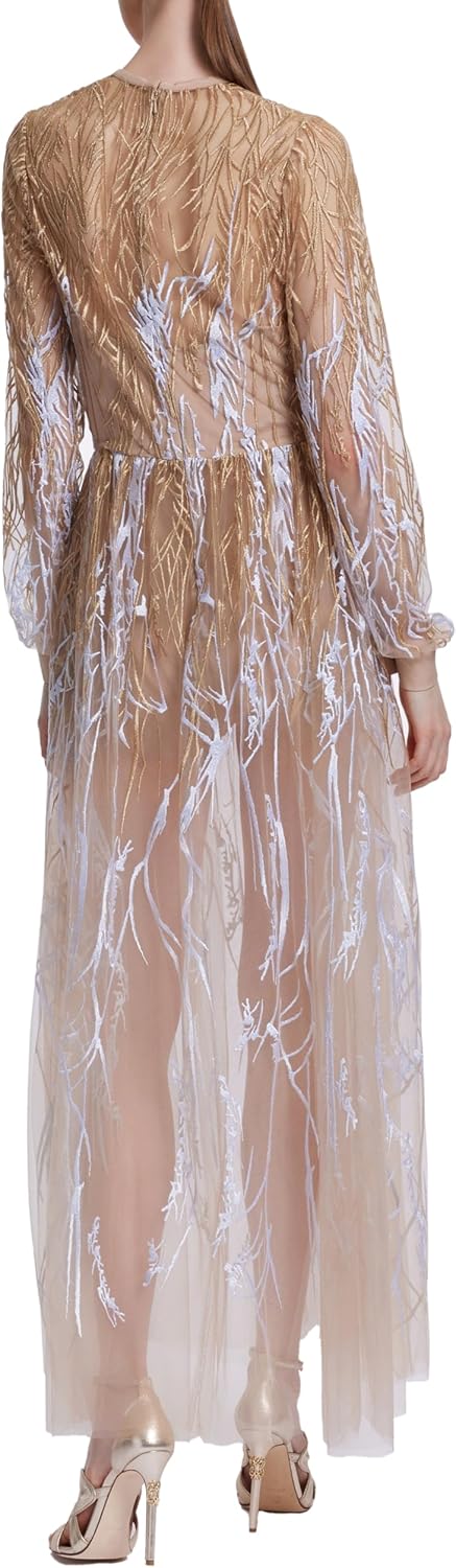 Arboreal Embroidered Dress