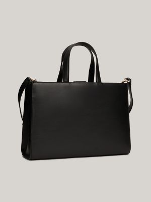 Monogram Plaque Satchel | Tommy Hilfiger - iBrandZone