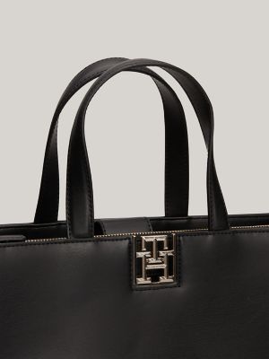Monogram Plaque Satchel | Tommy Hilfiger - iBrandZone