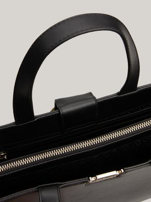 Monogram Plaque Satchel | Tommy Hilfiger - iBrandZone