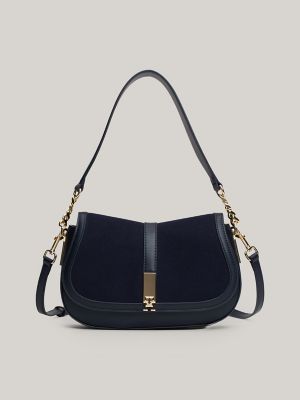 Tommy Heritage Textured Saddle Bag | Tommy Hilfiger - iBrandZone