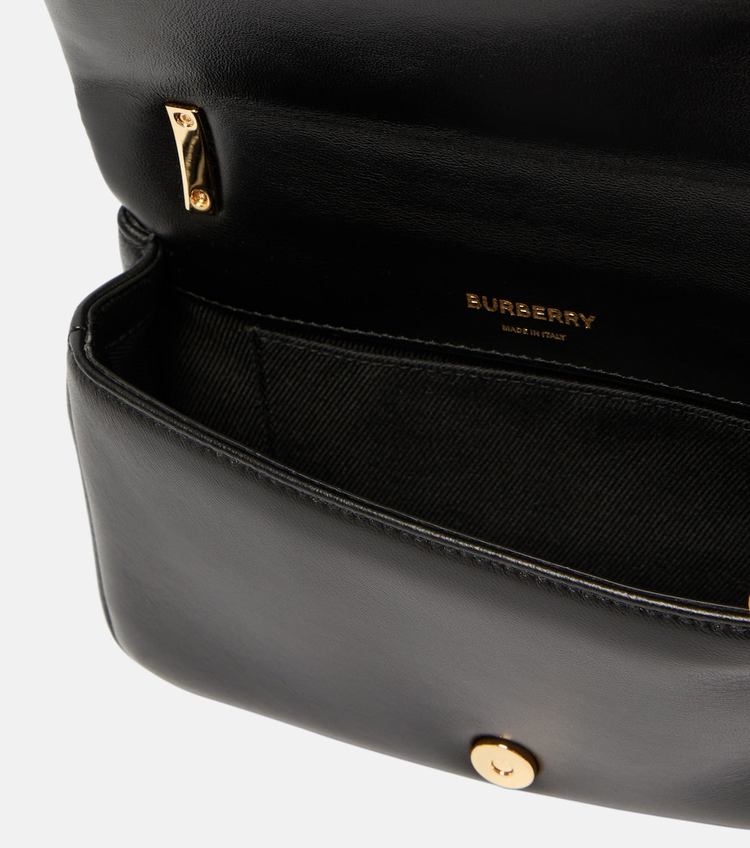 Lola Mini leather shoulder bag in black - Burberry | iBrandZone