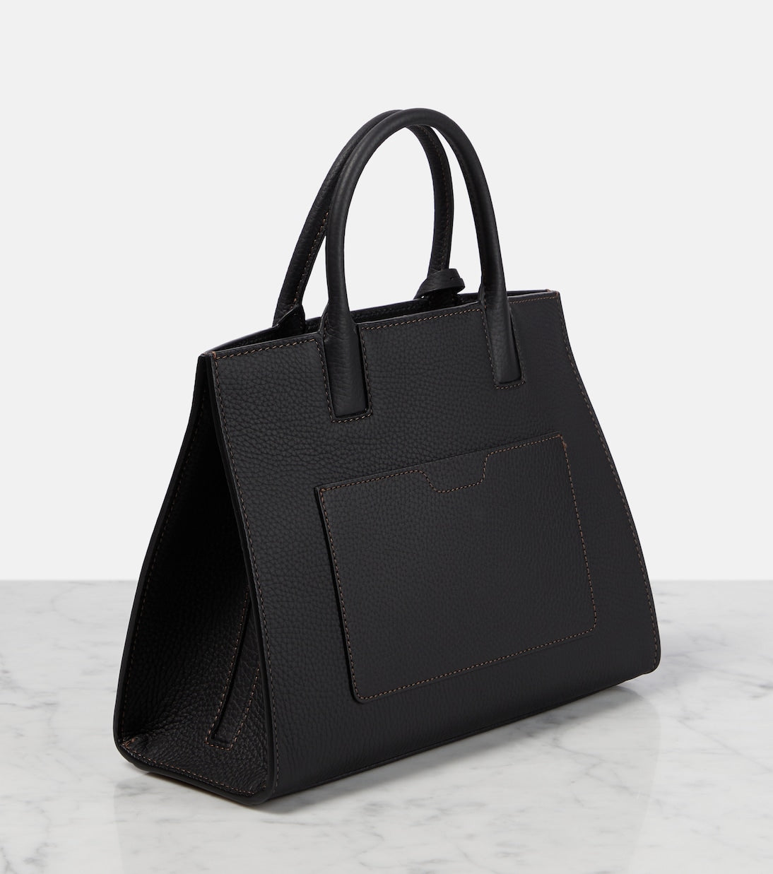 Frances Mini leather tote bag in black - Burberry | iBrandZone