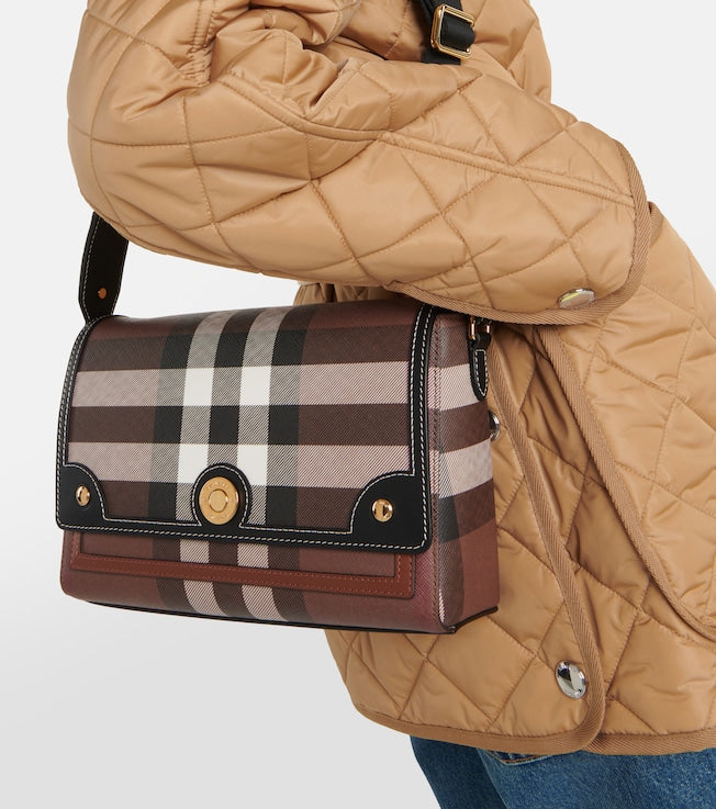 Note Medium canvas shoulder bag in multicoloured - Burberry | iBrandZone