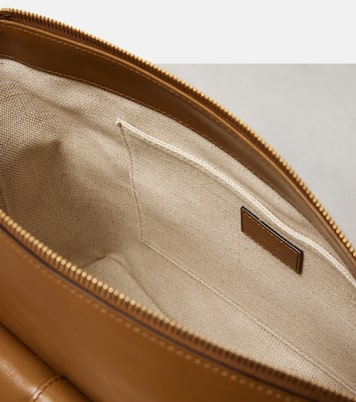 Small leather camera bag in Dark Khaki - Chloe | iBrandZone