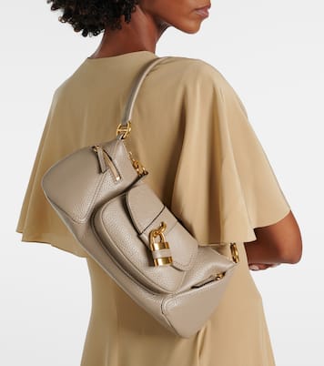 The 99 leather shoulder bag in grey - Chloe | iBrandZone