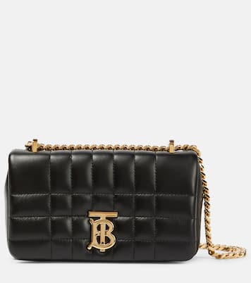 Lola Mini leather shoulder bag in black - Burberry | iBrandZone