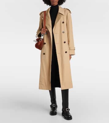 Knight Small suede shoulder bag in red - Burberry | iBrandZone