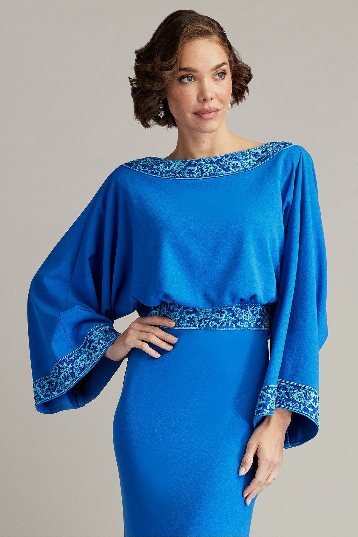 Moline Cowl Back Gown by Tadashi Shoji - iBrandZone